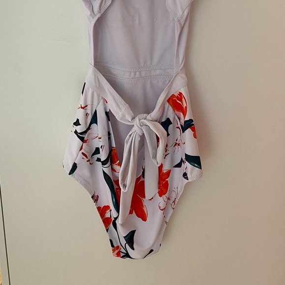Floral One Piece Bathing Suit - Picture 5 of 5